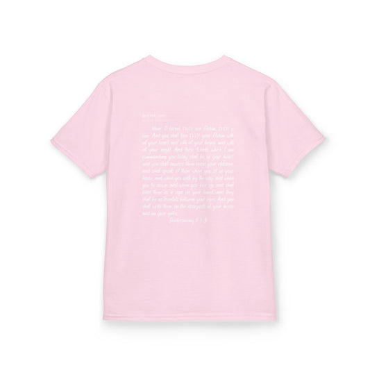 Kids Shema T-Shirt — Light Pink