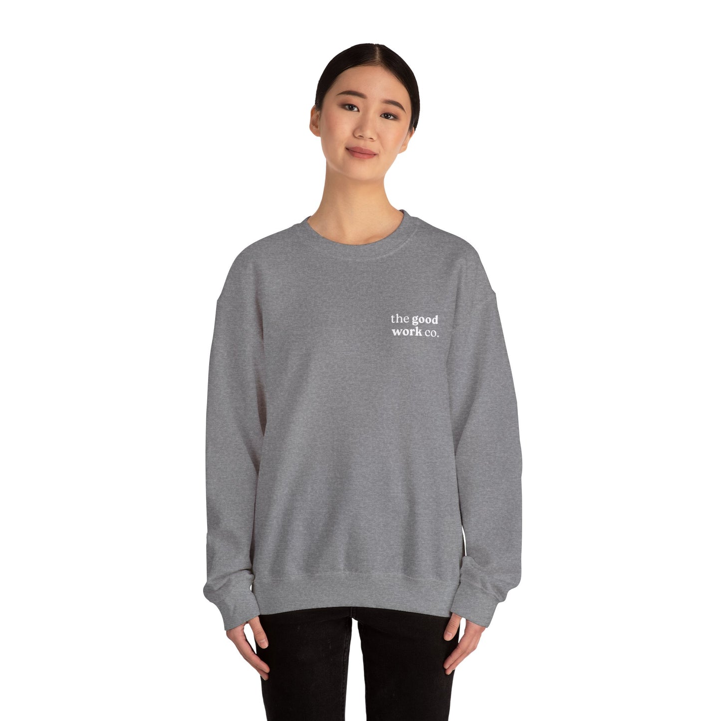 Love YHVH Crewneck — Graphite