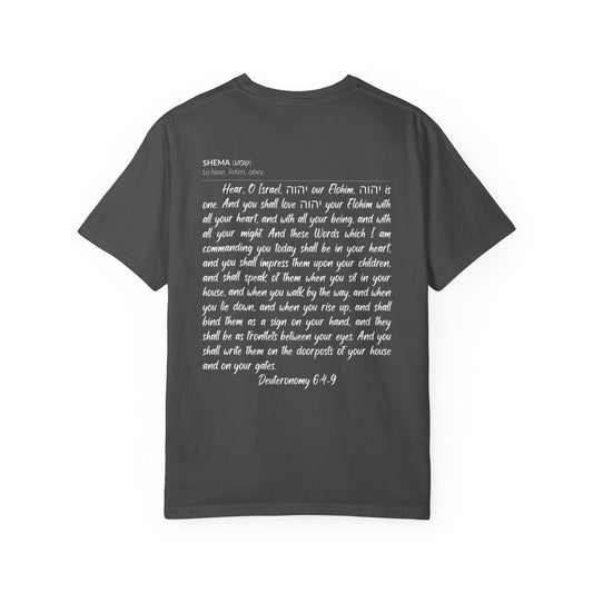 Shema Adult T-Shirt — Graphite