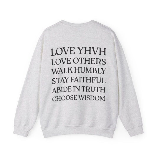 Love YHVH Crewneck — Ash