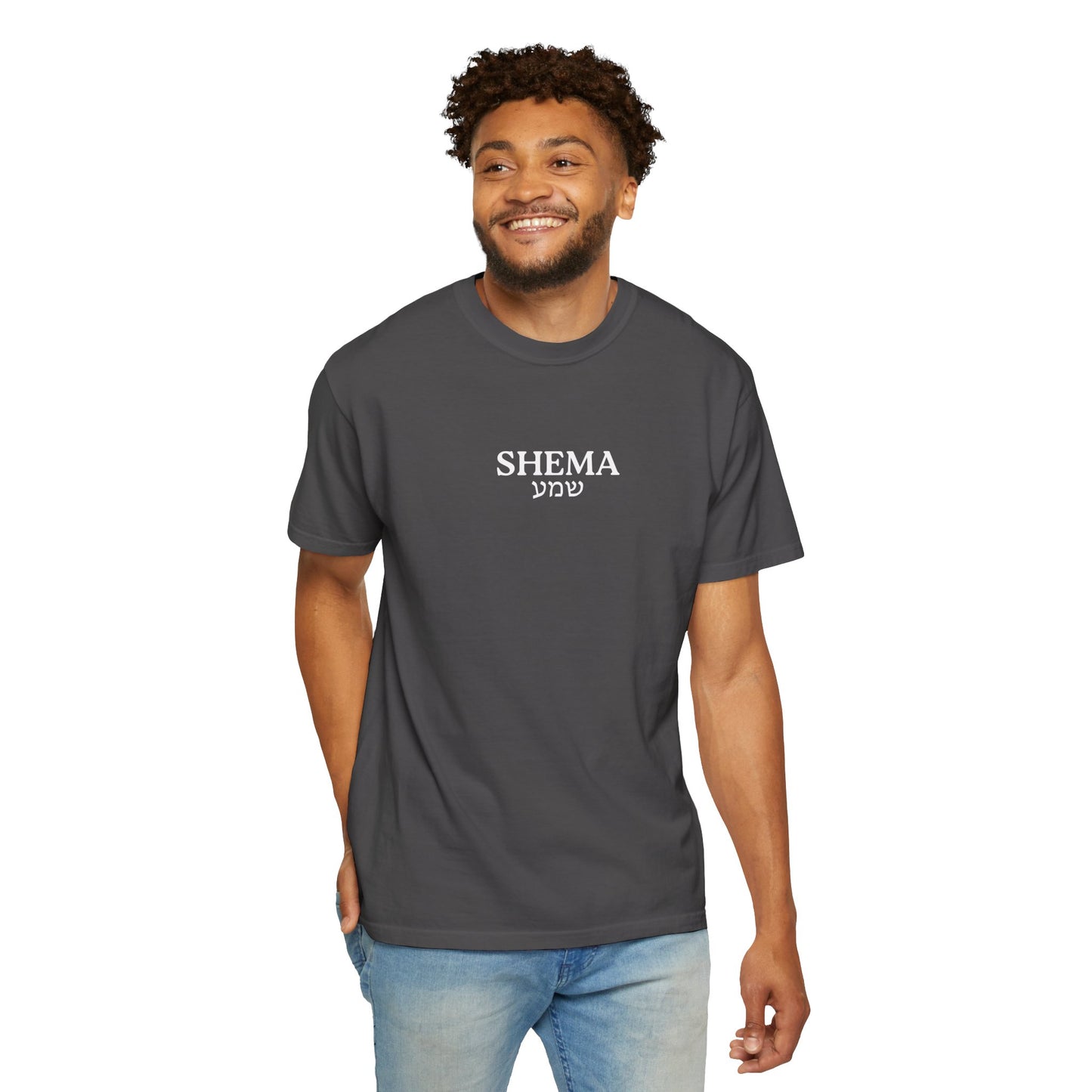 Shema Adult T-Shirt — Graphite
