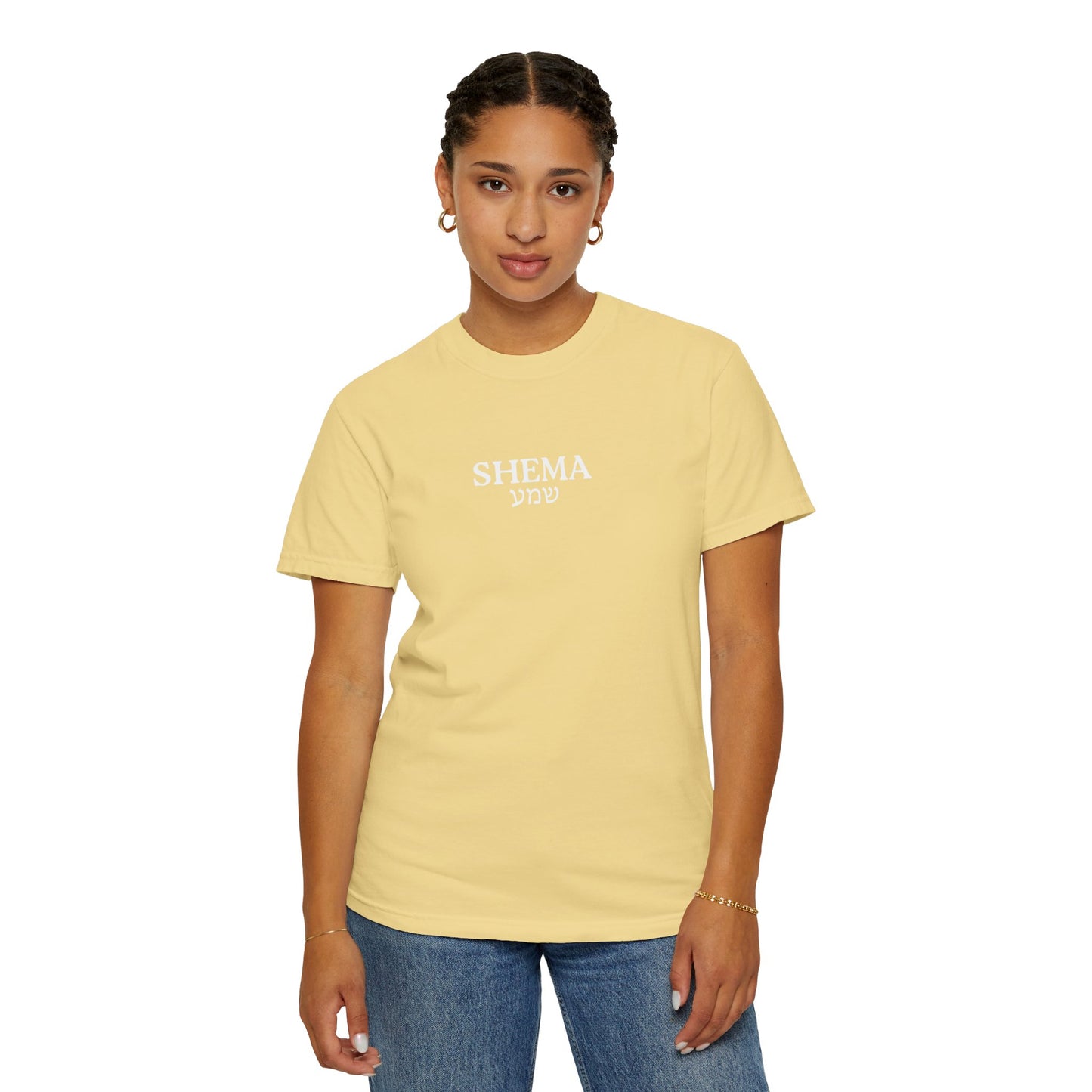Shema Adult T-Shirt — Butter