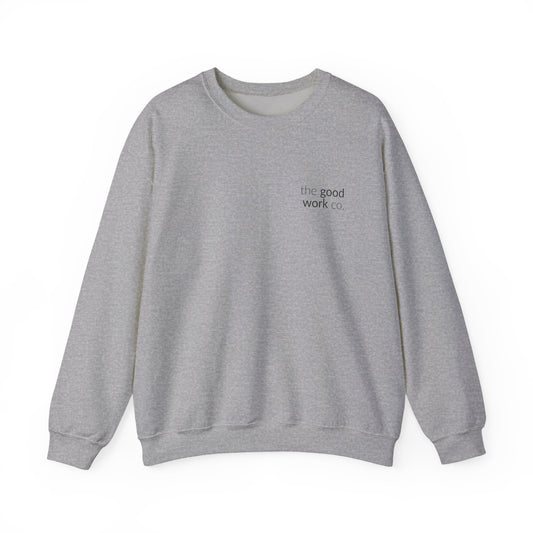 Love YHVH Adult Crewneck — Sport Grey