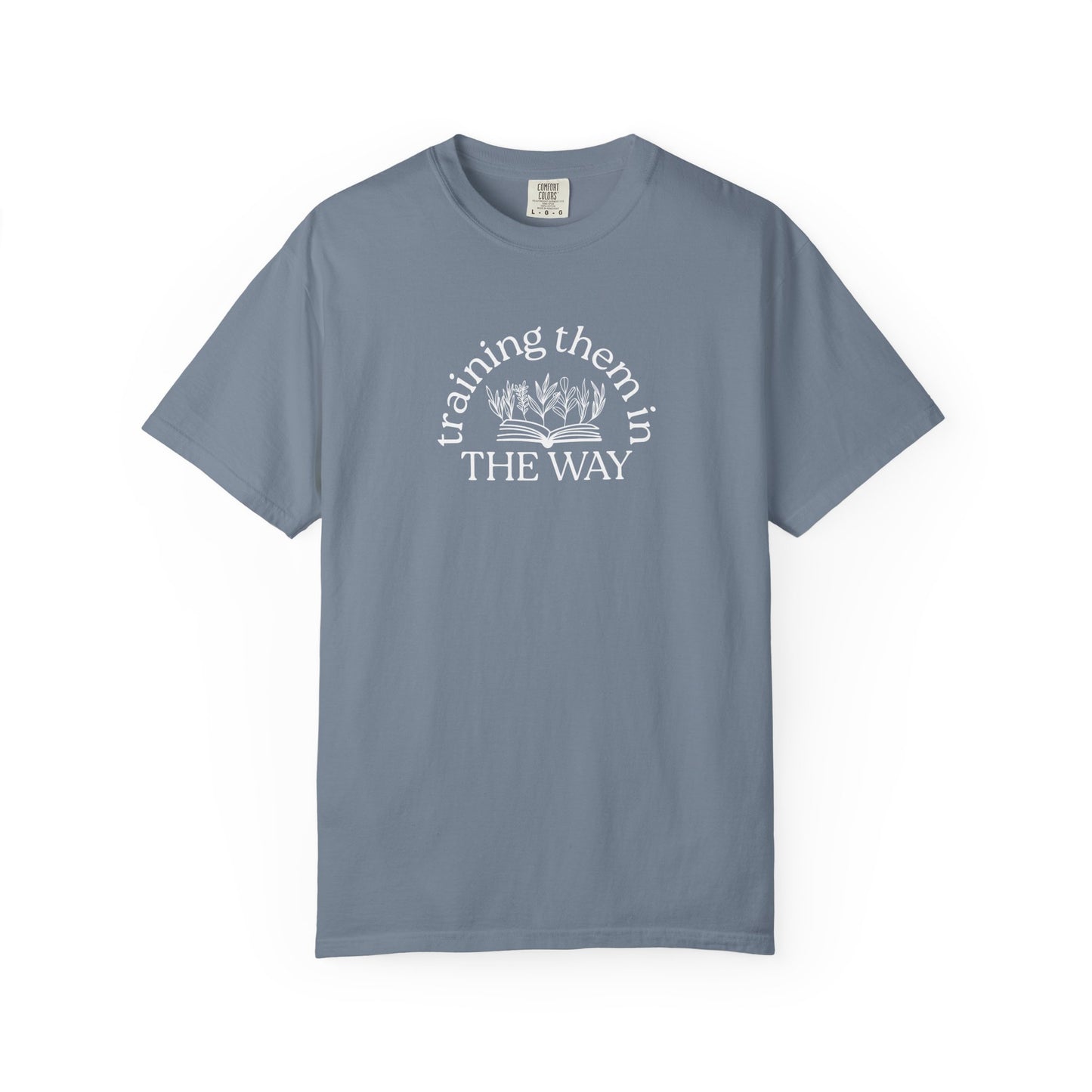 Trained Up Adult T-Shirt — Blue Jean