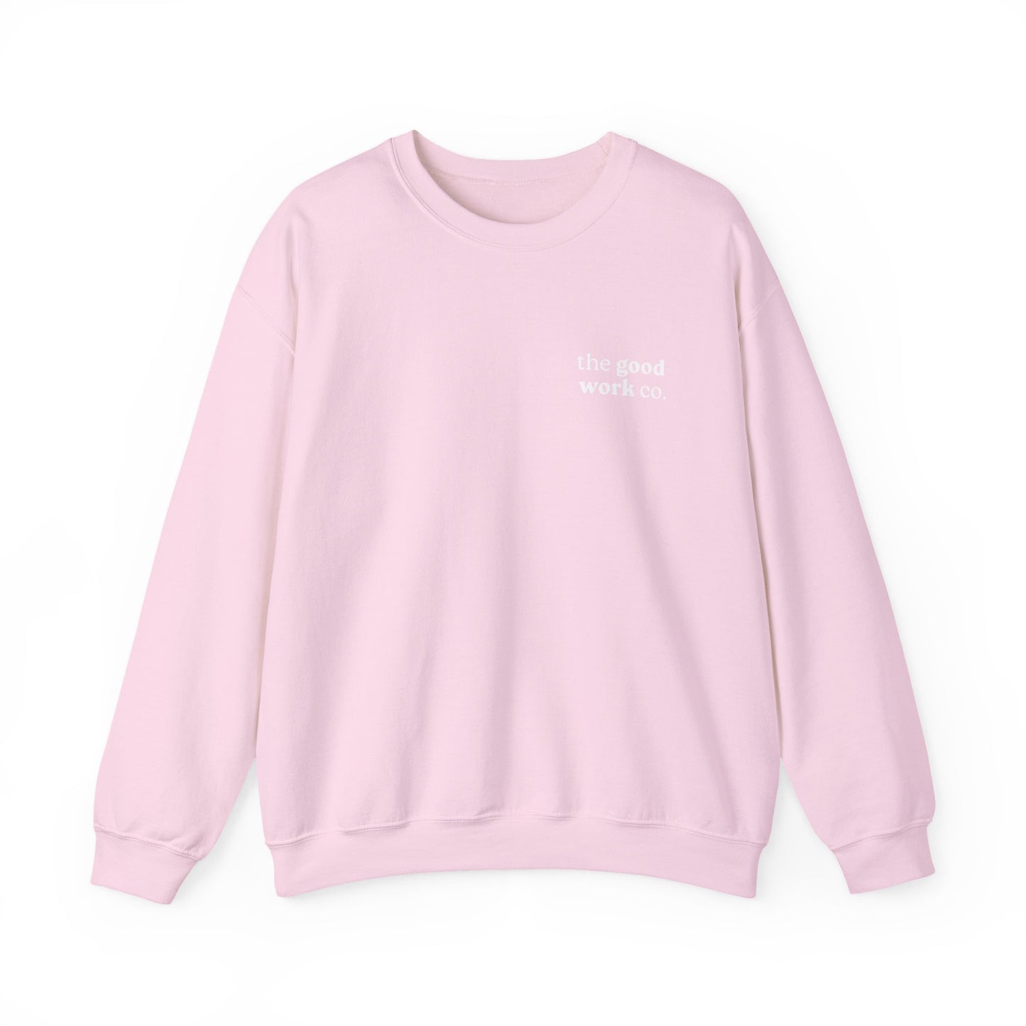 Love YHVH Crewneck Sweatshirt — Pink