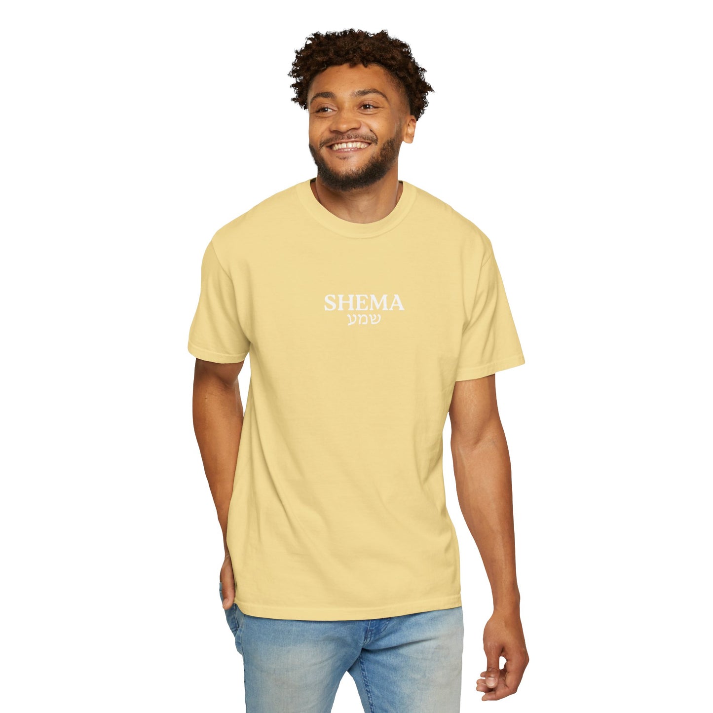 Shema Adult T-Shirt — Butter