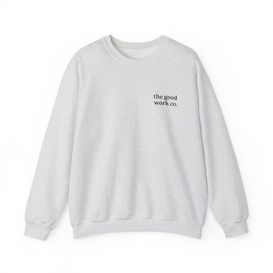 Love YHVH Crewneck — Ash/Cocoa