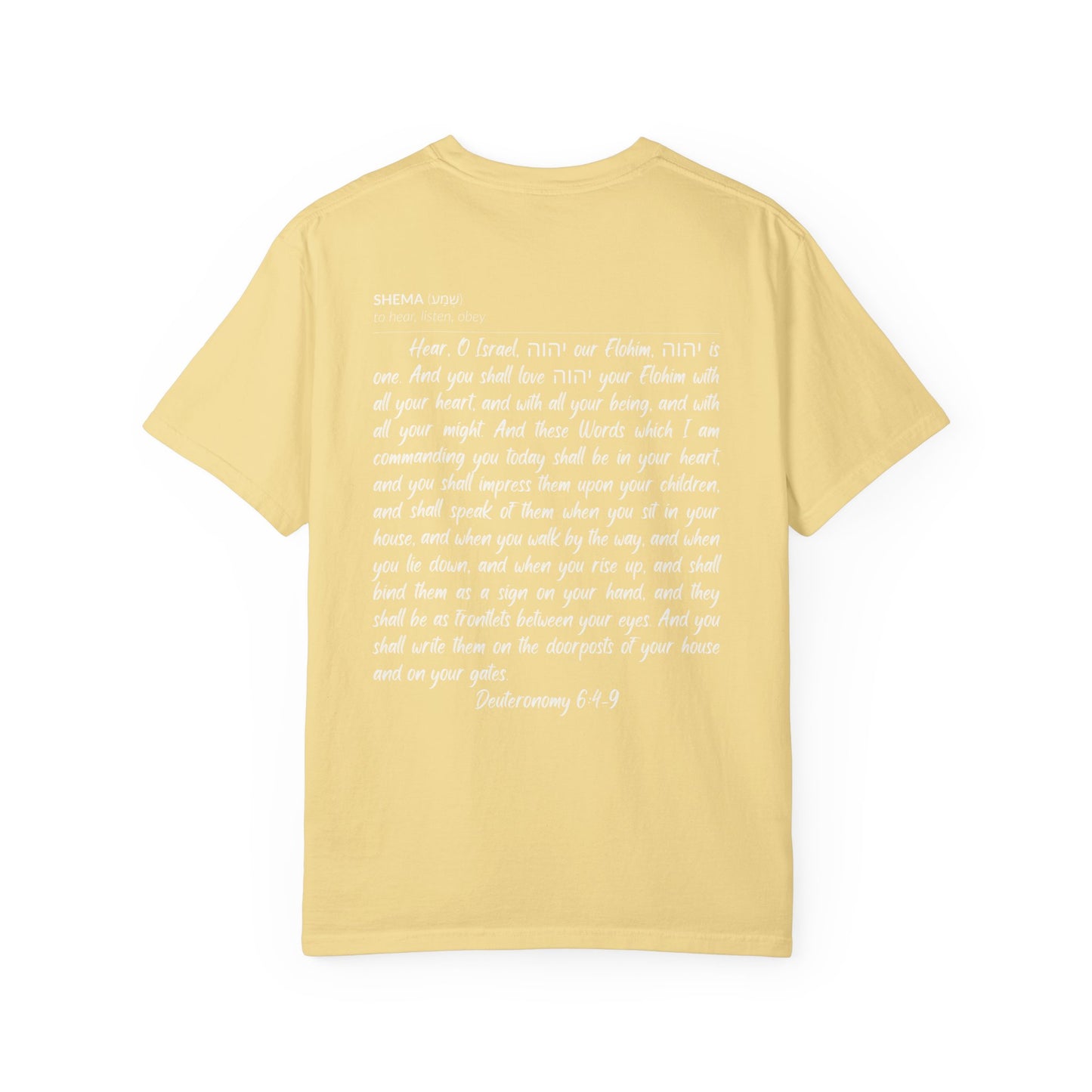 Shema Adult T-Shirt — Butter