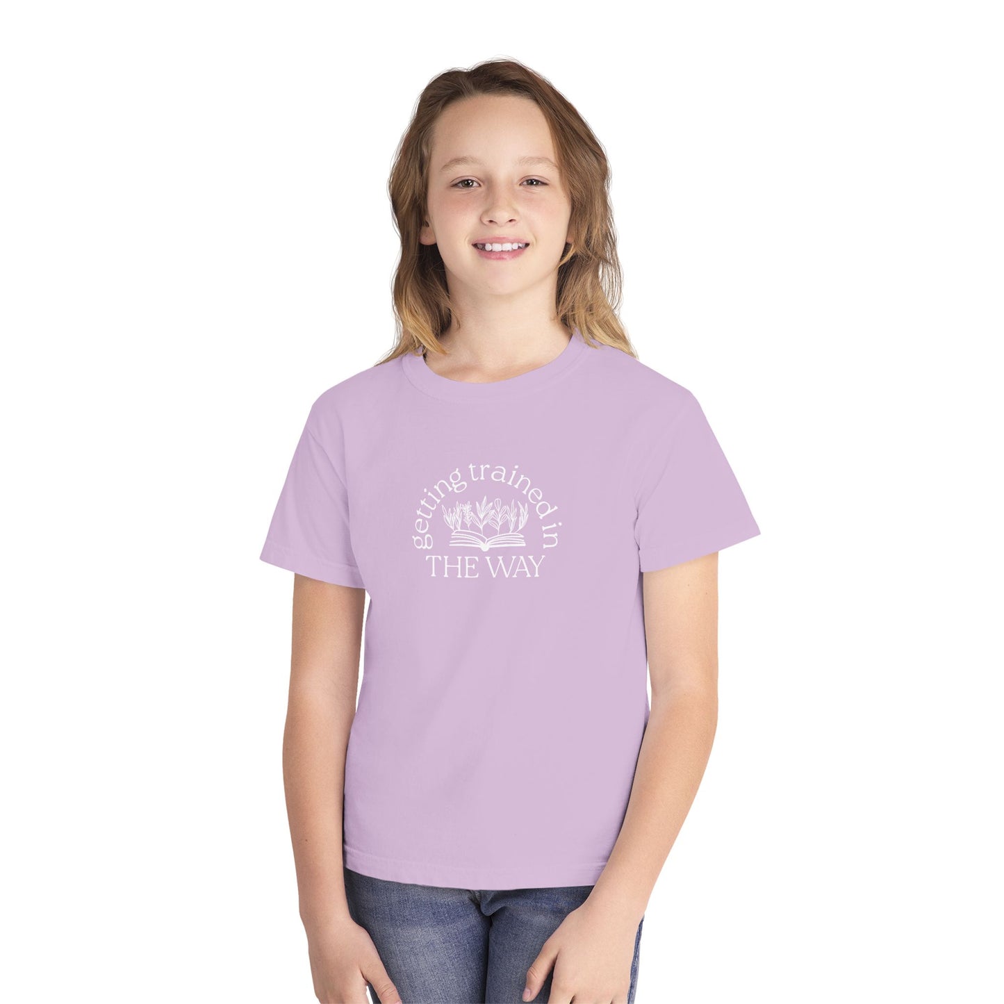 Trained Up Kids Tee — Orchid