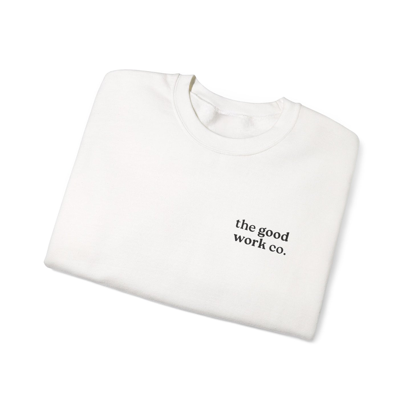 Love YHVH Crewneck Sweatshirt — White