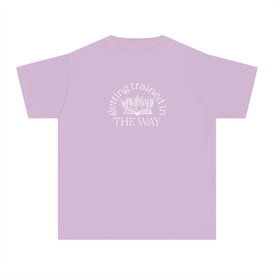 Trained Up Kids Tee — Orchid