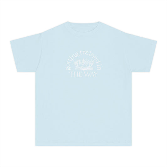 Trained Up Kids Tee — Chambray