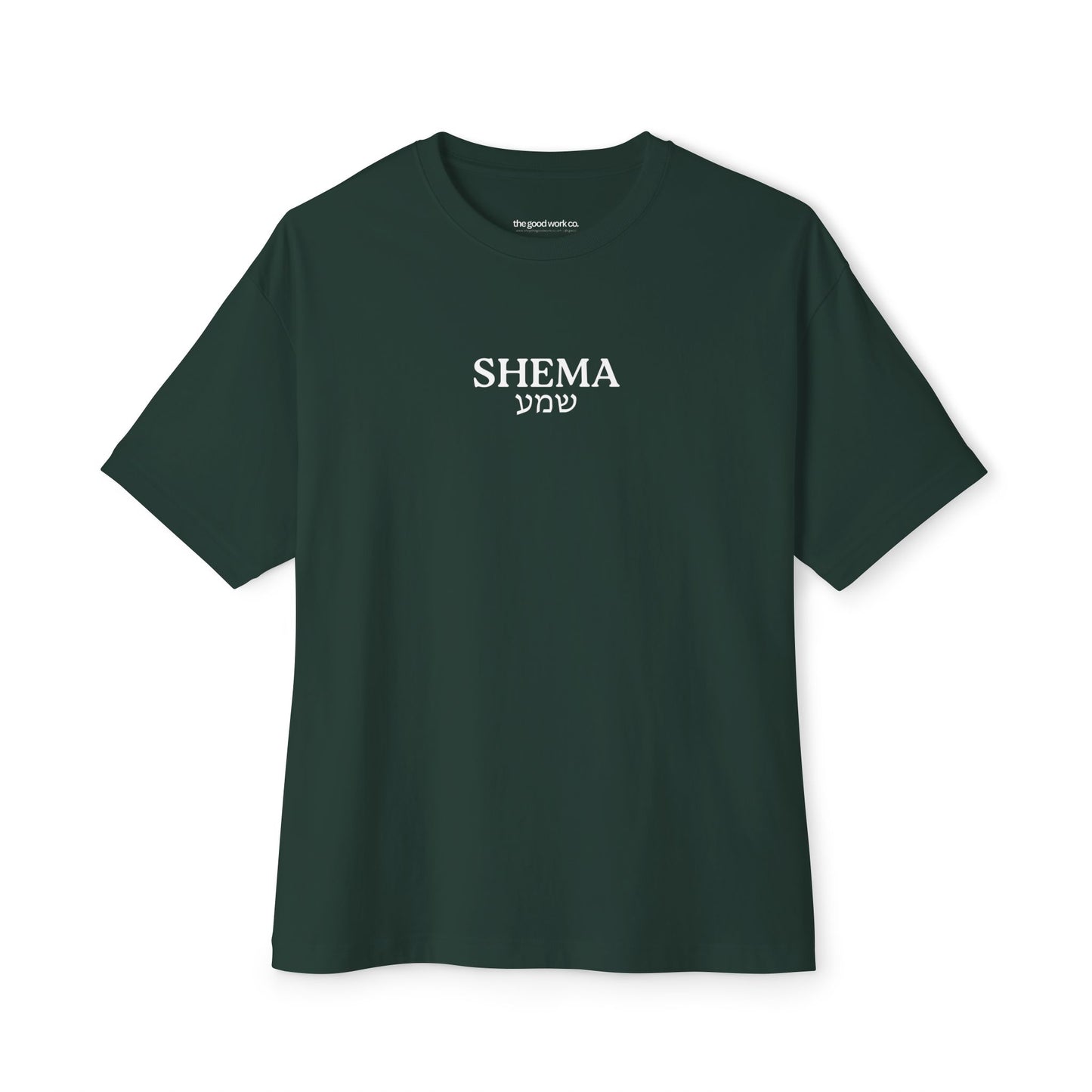 Shema Oversized Adult Tee — Forest