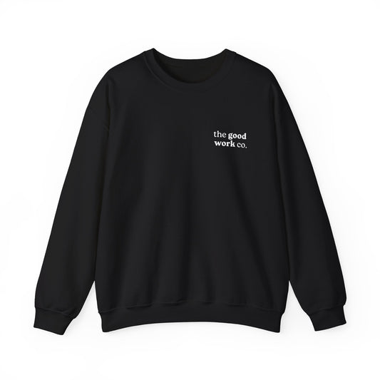Love YHVH Crewneck Sweatshirt — Black