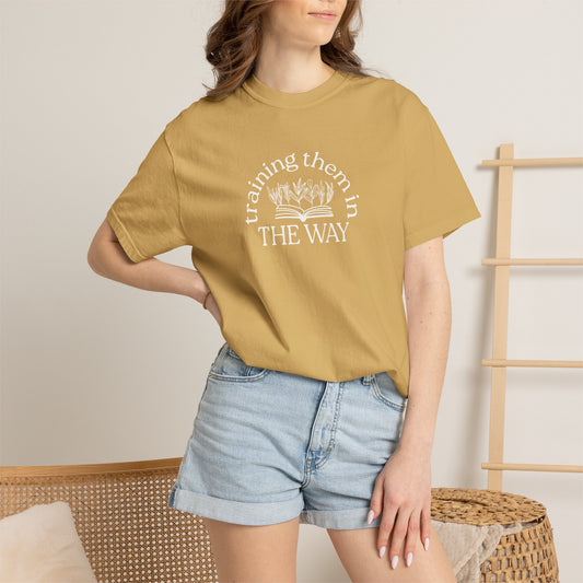 Trained Up Adult T-Shirt — Mustard