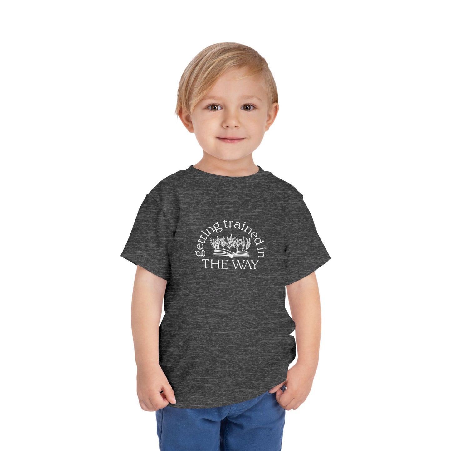 Trained Up Toddler T-Shirt — Heather Grey