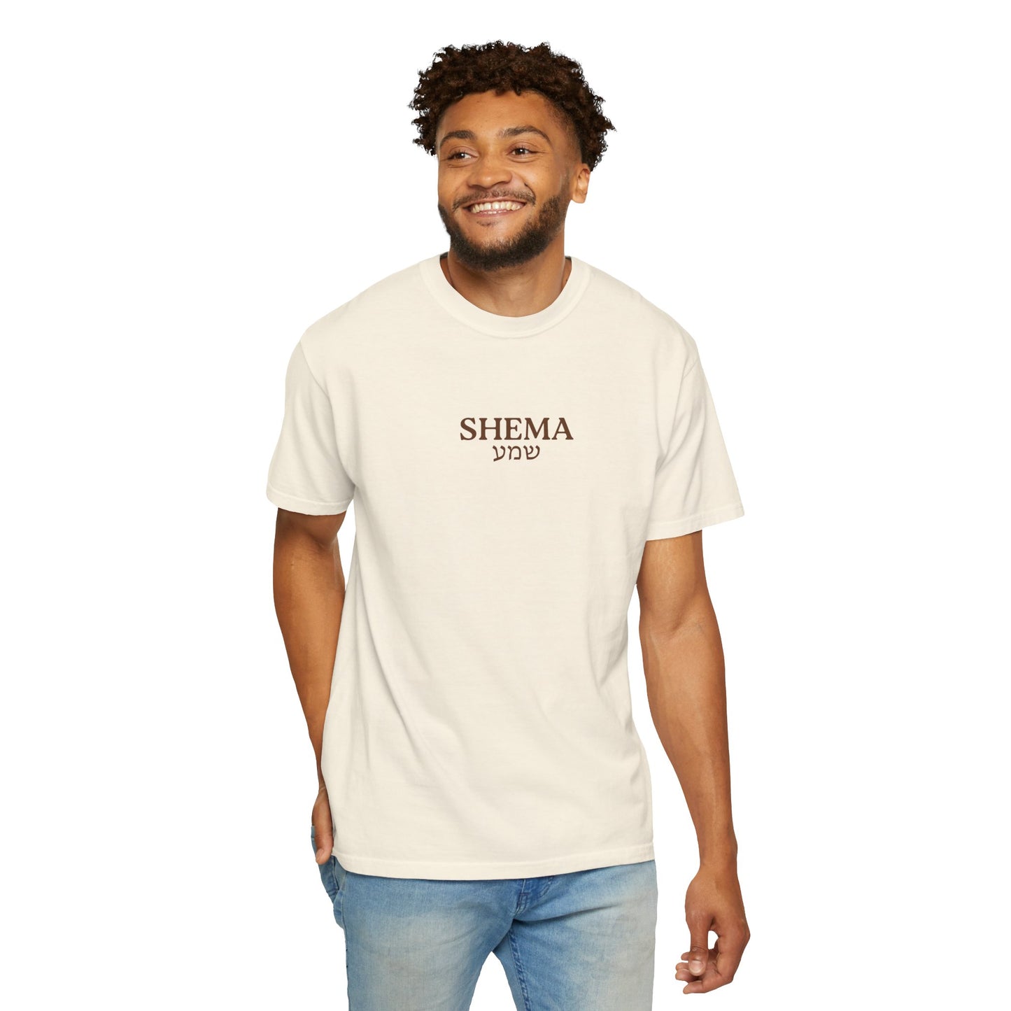 Shema Adult T-Shirt — Ivory