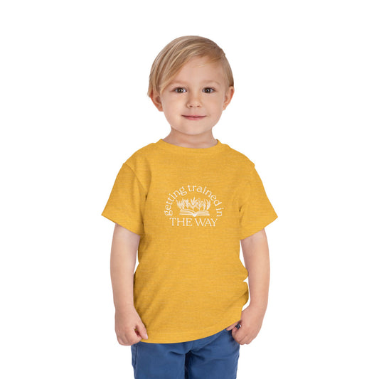 Trained Up Toddler T-Shirt — Heather Yellow Gold