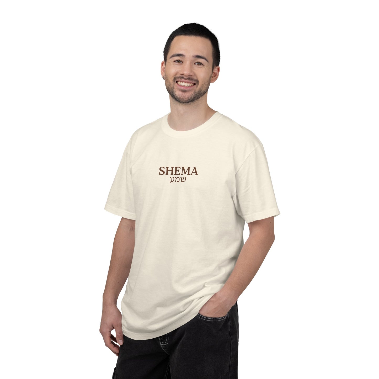 Shema Adult T-Shirt — Ivory