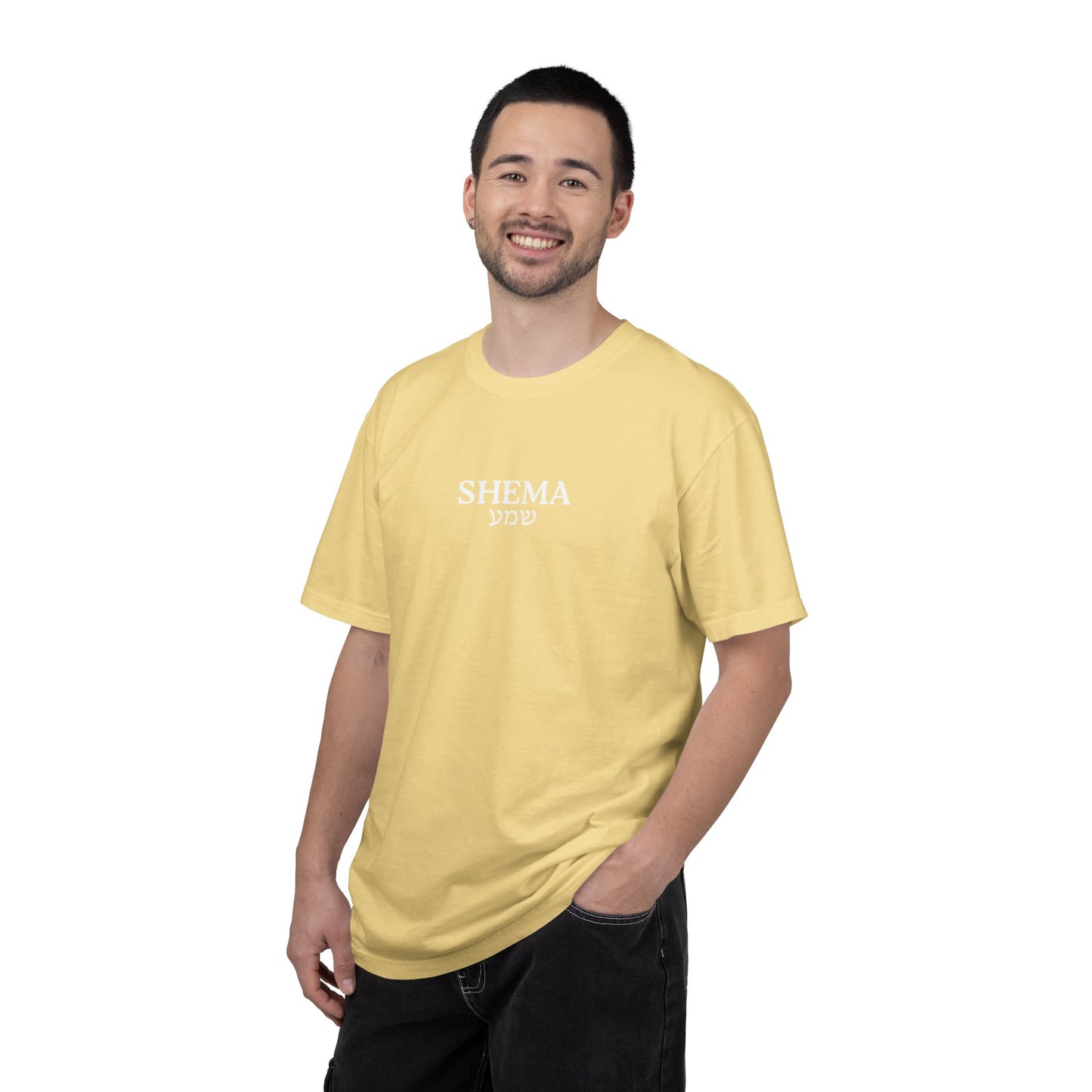 Shema Adult T-Shirt — Butter