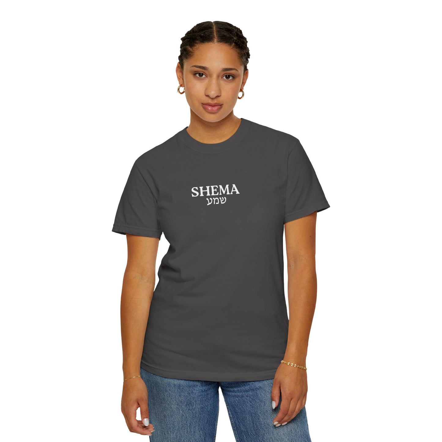 Shema Adult T-Shirt — Graphite