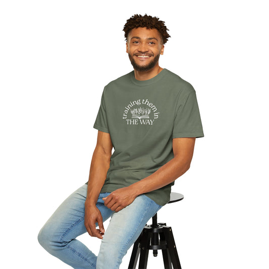 Trained Up Adult T-Shirt — Moss