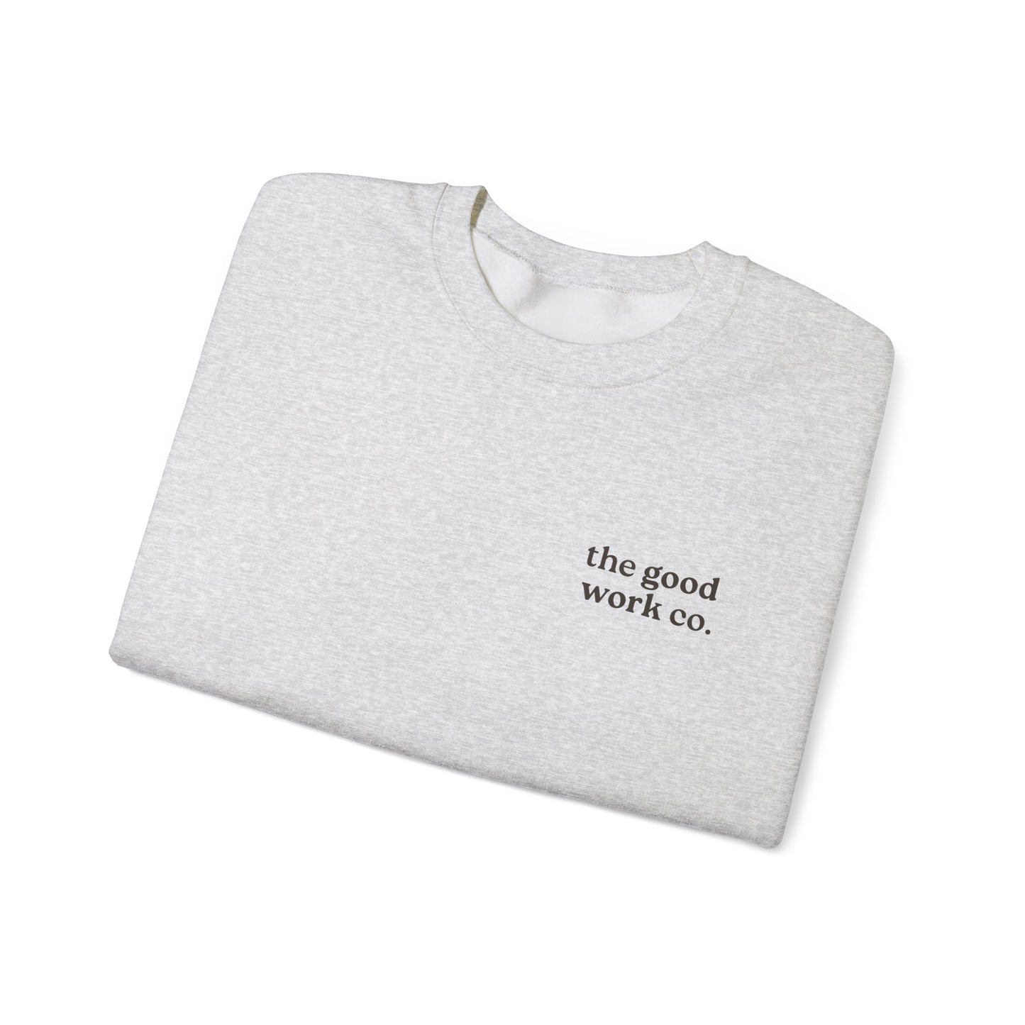 Love YHVH Crewneck — Ash/Cocoa