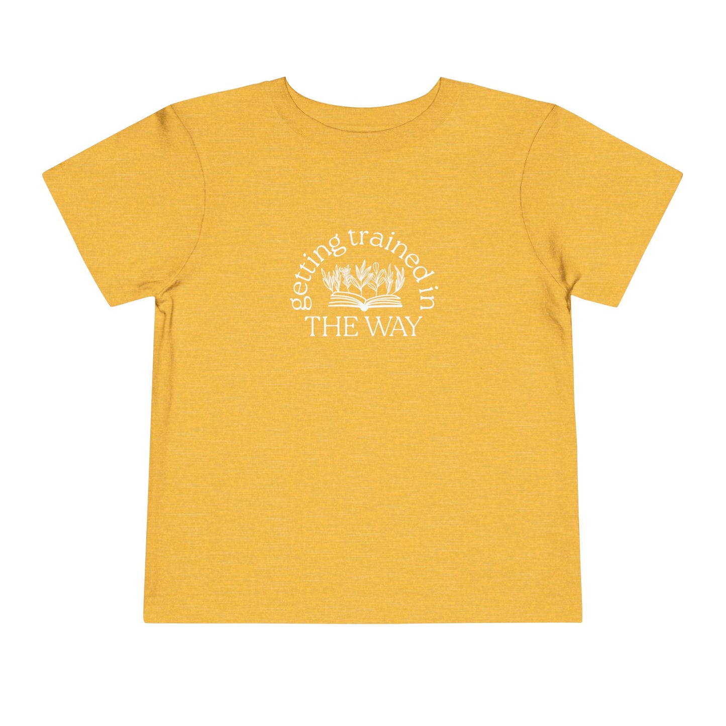 Trained Up Toddler T-Shirt — Heather Yellow Gold