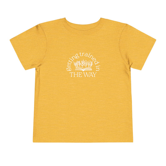 Trained Up Toddler T-Shirt — Heather Yellow Gold