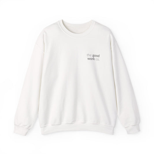 Love YHVH Crewneck — White
