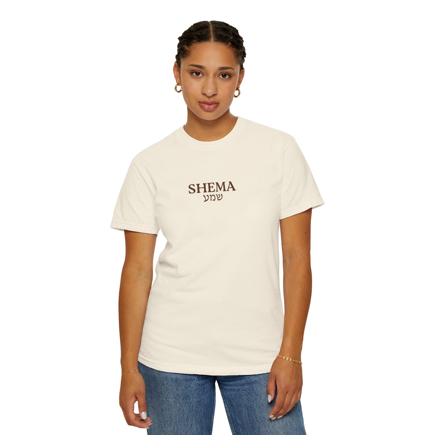 Shema Adult T-Shirt — Ivory