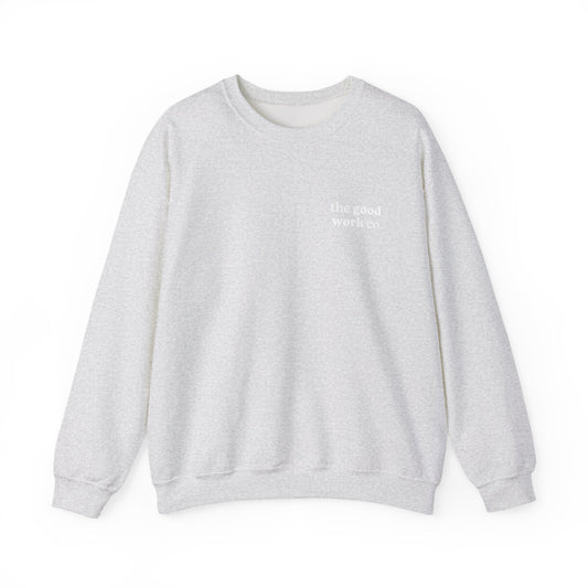 Love YHVH Crewneck Sweatshirt — White