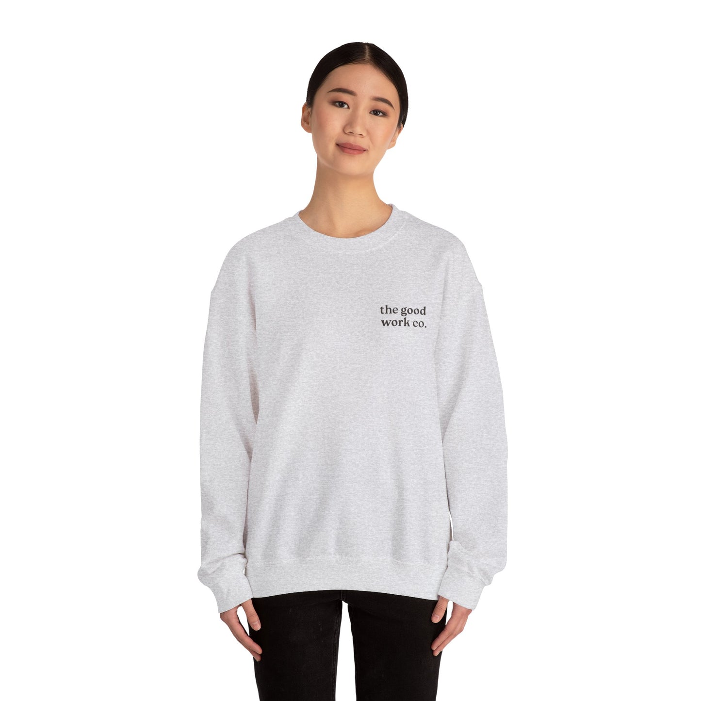 Love YHVH Crewneck — Ash/Cocoa
