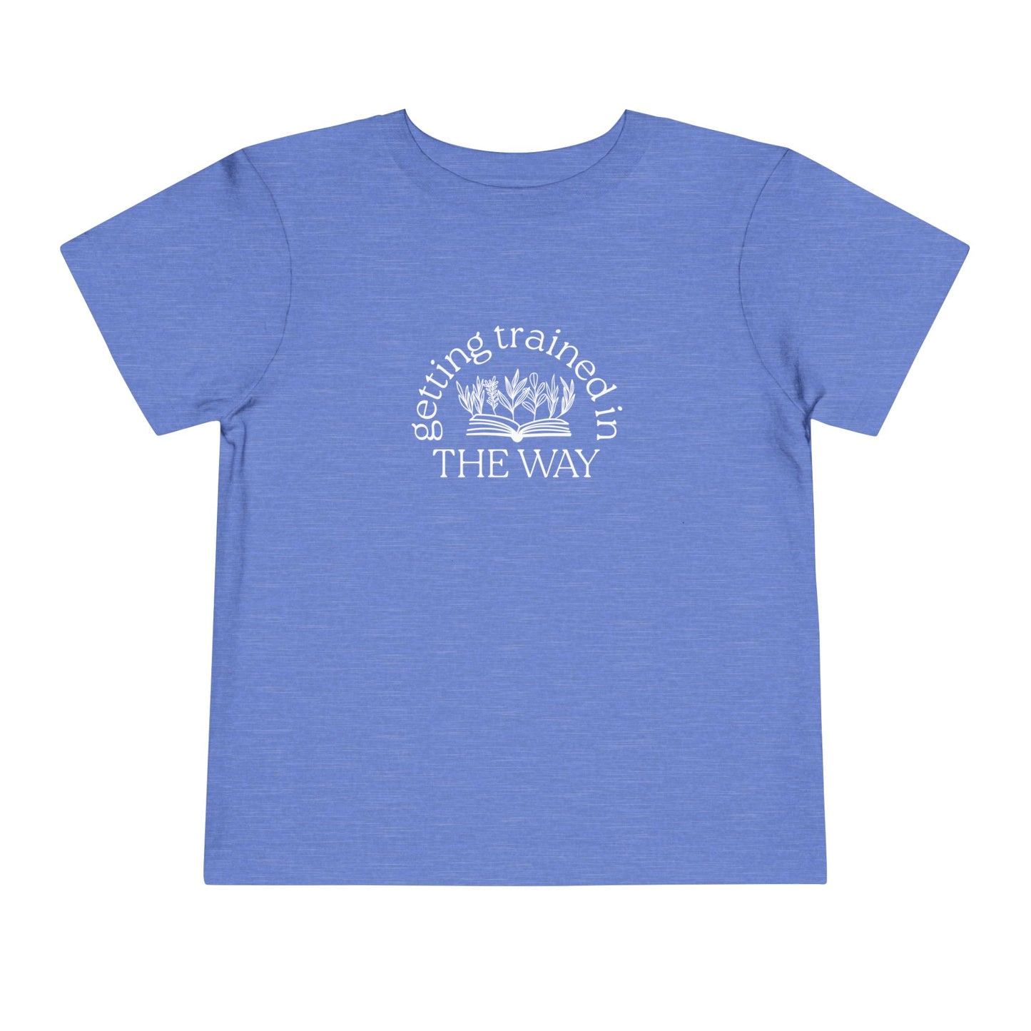 Trained Up Toddler T-Shirt — Heather Columbia Blue