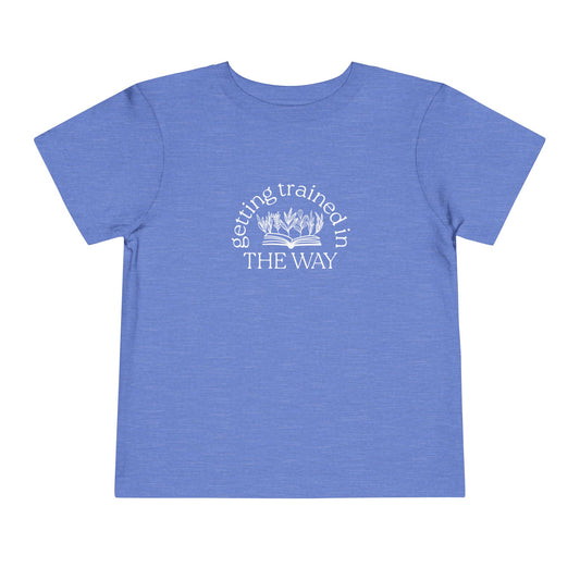 Trained Up Toddler T-Shirt — Heather Columbia Blue