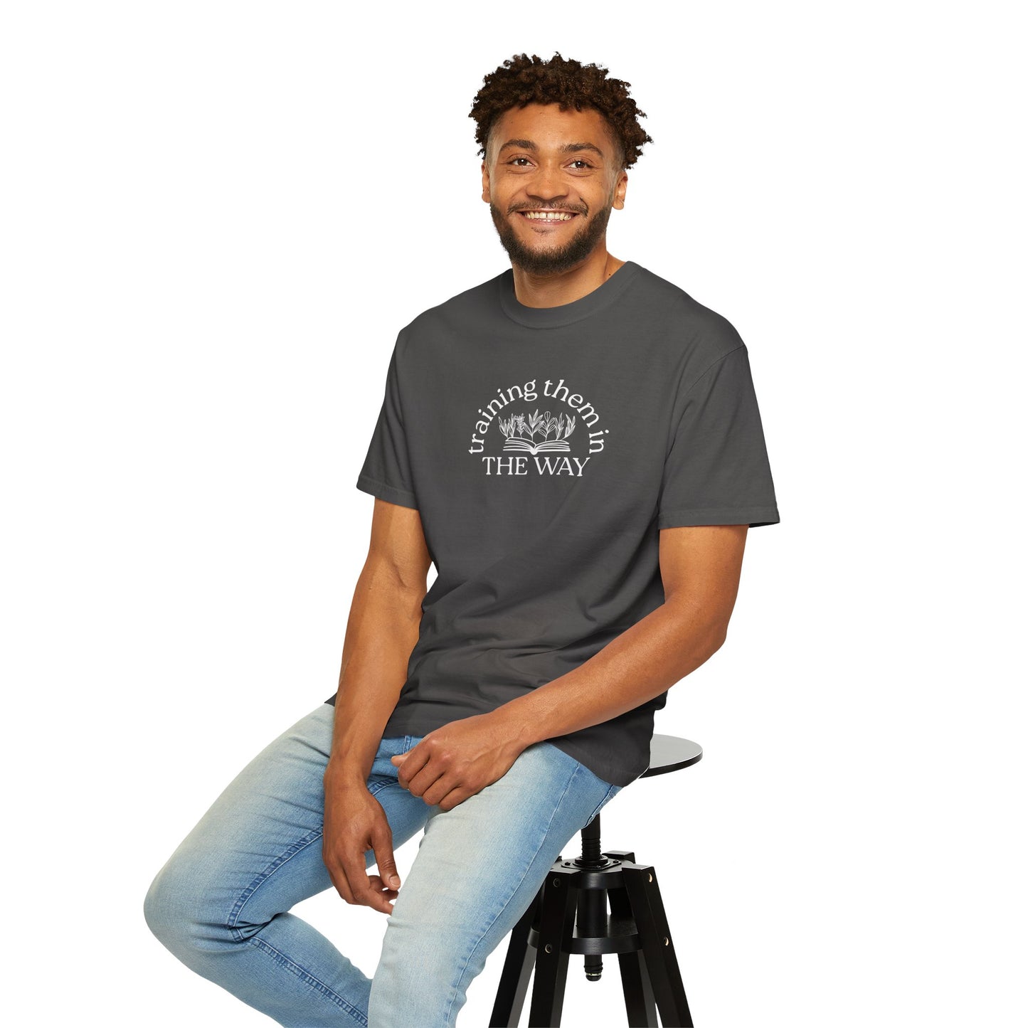 Trained Up Adult T-Shirt — Graphite