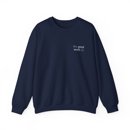 Love YHVH Adult Crewneck — Navy