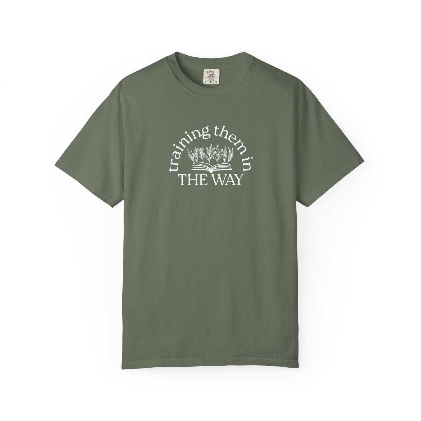 Trained Up Adult T-Shirt — Moss